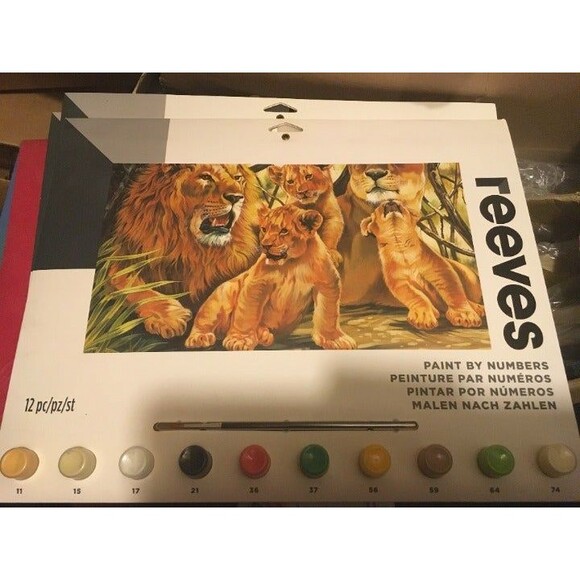 Reeves Paint by Numbers-Large, Pride of - Picture 1 of 1
